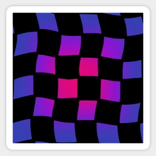 Checker Board - Bi Pride Sticker